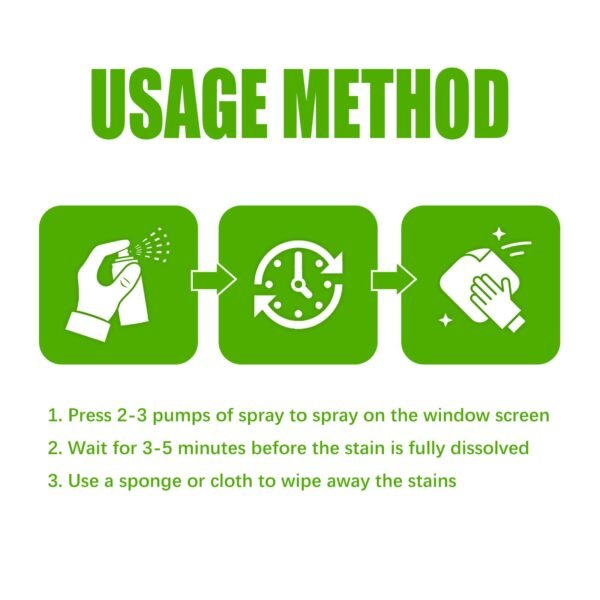 Window & Screen Foam Cleaning Spray