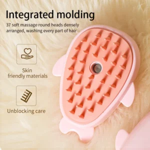 3-in-1 Rechargeable Pet Steam Brush