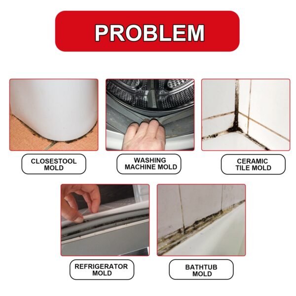 Mildew Remover Gel for Tiles & Walls