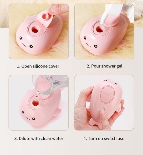 3-in-1 Rechargeable Pet Steam Brush