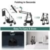 Folding 2-in-1 Pet Dog Cart